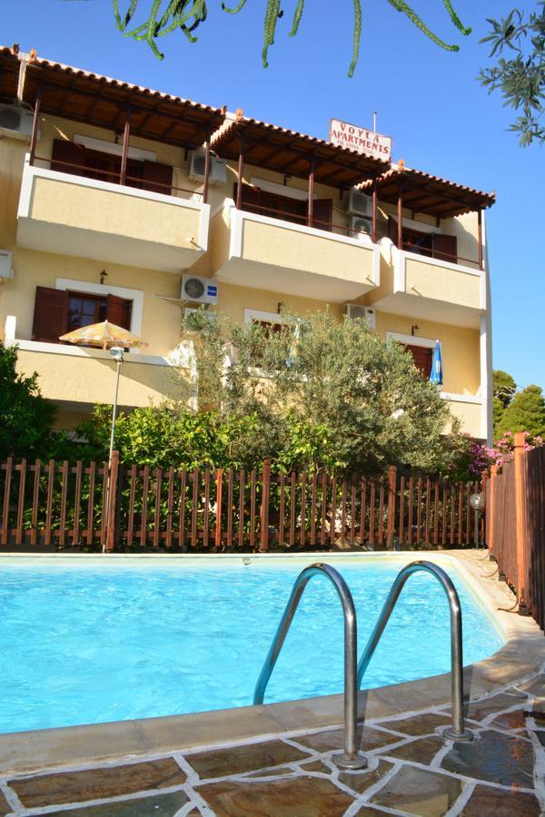Voula Apartments Agia Marina  Dış mekan fotoğraf